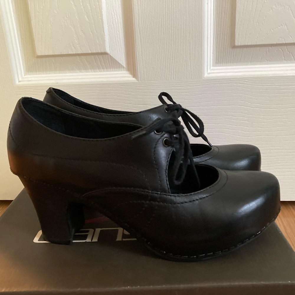 Dansko Rory Black Full Grain high heels Size 40 - Picture 4 of 10